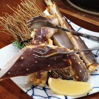かに道楽 川崎店 - タラバかに炭火焼き