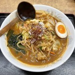 らーめん 味っ子 - 味噌オロチョンラーメン