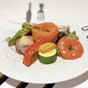 FOODLAB - オマール海老の濃厚トマトチーズフォンデュ-季節野菜のロースト-