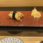 Tsukiji Aozora Sandaime Bettei - 煮牡蠣　牡蠣のお寿司は初でした。