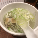 牛たん料理 閣 - テールスープ