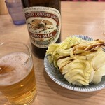 焼鳥のヒナタ - お通しのキャベツ