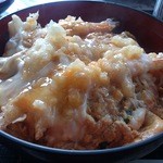 上野屋 - ・天タマ丼 拡大