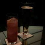 MANHATTANN BAR - カシスとフレッシュグレープフルーツのノンアルコールカクテル（1000円）とハイネケン（1050円）