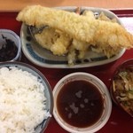 天ぷら食堂おた福 - 海老天穴子天ぷら定食