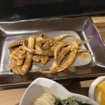 あそ処のたこ焼き - イカのきも焼き