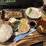 あそ処のたこ焼き - イカ三昧定食　天ぷら提供前