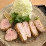 とんかつ 四十三番 - 料理写真:半リブロース・ヒレ御膳@2300