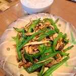 China Table 花木蘭 - ランチのチンジャオロース