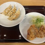 埼玉タンメン山田太郎 - 3個餃子、太郎から揚げ