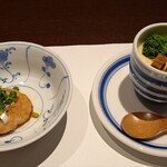 うなぎ処 山道 - うなぎ饅頭、茶碗蒸し