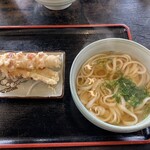 一六うどん - ちくわ天うどん　５２８円