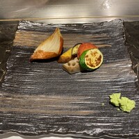 鉄板焼き 太縁 -  鉄板焼き 太縁 -