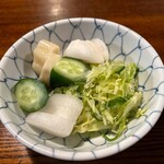 土手の伊勢屋 - お新香