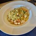 OSTERIA NAKANO - 海老と水菜のタリオリーニ