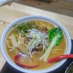Noodle&Kitchen Warudo - パイカラーメン　とんこつ煮干し醤油