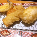 Hakata Tempura Yamaya - (夫)豚ロースと半熟卵