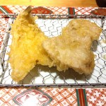 Hakata Tempura Yamaya - キスと豚ロース