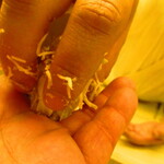 鮨処 凜 - おまかせ　１１０００円（税込）　握り-９　蟹のバラ身　蟹味噌和え【２０２４年１月】