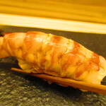 鮨処 凜 - おまかせ　１１０００円（税込）　握り-１２　車エビ【２０２４年１月】