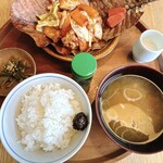 dhi-yonnanashokudou - 岐阜定食　鶏ちゃん