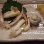 和が家  - あおりいか　げそ塩焼き　くちばし付き　最高です。