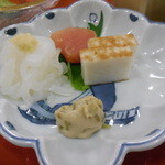 熱海　大観荘 - 烏賊刺しと板わさ