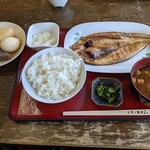 ヒモノ食堂 - 真ほっけ干物　定食