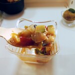 アルチザン・パティシエ・イタバシ - 本日のお魚とラタトゥイユ