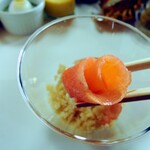 アルチザン・パティシエ・イタバシ - 海老とヤシオマスの薔薇仕立て