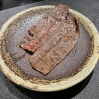 肉 希々 - ミスジ焼けました