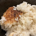 北新地　和平 - 写真では伝わらないかもしれませんが、パサパサで冷えており、食べ進むのが本当に辛い。