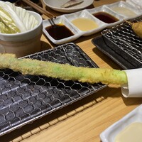 串揚げ アガルコメ。 恵比寿店 - アスパラガス