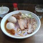 らーめん 水澄 - 味玉らーめん（大）全部のせ　味薄め