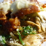 コンセントマーケット - ソテーしたごぼうが鶏肉の下に！