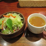 洋風食堂Strike - サラダとスープ