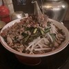 たぶっちゃん - ○たぶっちゃん式屋台担担麺(780円)
○肉みそ大盛り(+150円)
○もやし大盛り(+70円)
○ニラ大盛り(+50円)