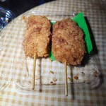 Olympic - 料理写真:柔らか豚玉ねぎ串カツ