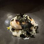 Higashiyama Tsukasa - 寿司粥とフグの白子、すぐき
