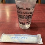 梨花 - お冷や＆おしぼり❗️