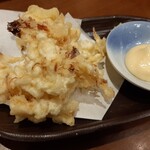 肉豆冨とレモンサワー 大衆食堂 安べゑ - さきイカの天ぷら