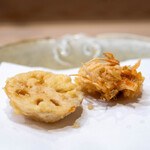 うを徳 - 2024.1 加賀蓮根と車海老のアタマ