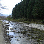 こっとん亭 - お店の前に川が流れていました