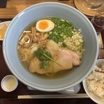 すっぽんラーメン 光福 - すっぽんにんにくラーメン　上から