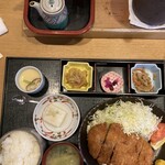 お食事処とりいち - 豚かつ定食