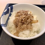 Matsunoya - 牛皿は牛丼に。