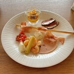 ALL FLAGS(神戸メリケンパークオリエンタルホテル) - オシャレに盛り付け