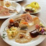 ALL FLAGS(神戸メリケンパークオリエンタルホテル) - 盛り付け