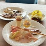 ALL FLAGS(神戸メリケンパークオリエンタルホテル) - 盛り付け