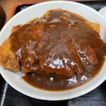 中華そば専門店　広松 - デミカツ丼(ソース美味すぎる)